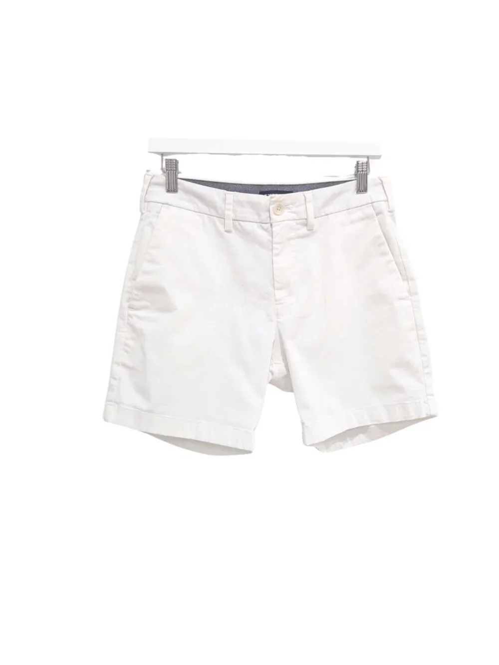 Express White Tailored Shorts Size 28 Cotton Stretch 6